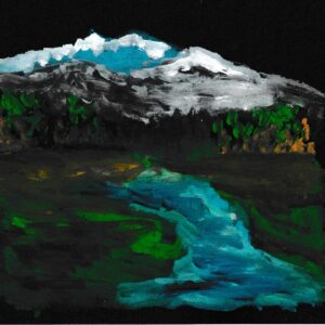 Mountain Stream and Valley